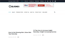 Tablet Screenshot of blognex.com